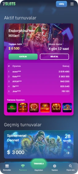 7Slots APK'daki hisseler