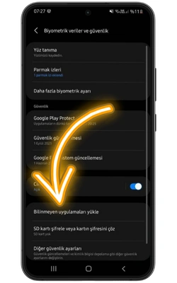Android icin 7slots uygulamasının nasıl kurulacagına dair kilavuz